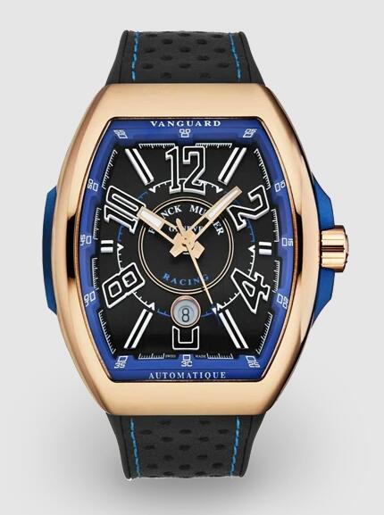 Buy Franck Muller Vanguard Racing Blue Replica Watch for sale Cheap Price V 45 SC DT RCG 5N BL